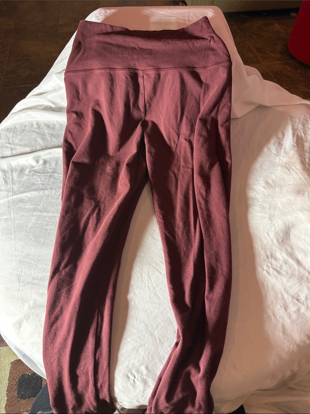 Offline by Aerie High-Waist Seamless Leggings in Deep Wine- Medium